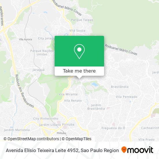 Mapa Avenida Elísio Teixeira Leite 4952