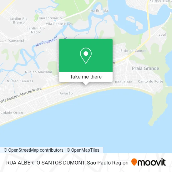 RUA ALBERTO SANTOS DUMONT map