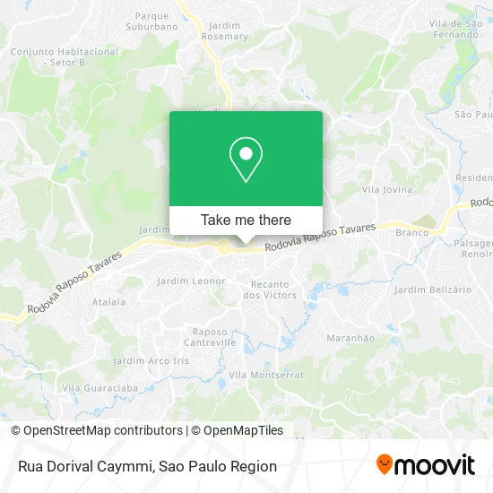 Rua Dorival Caymmi map