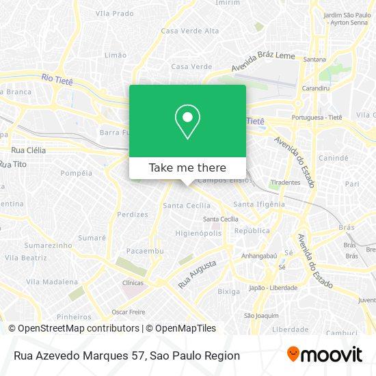 Rua Azevedo Marques 57 map