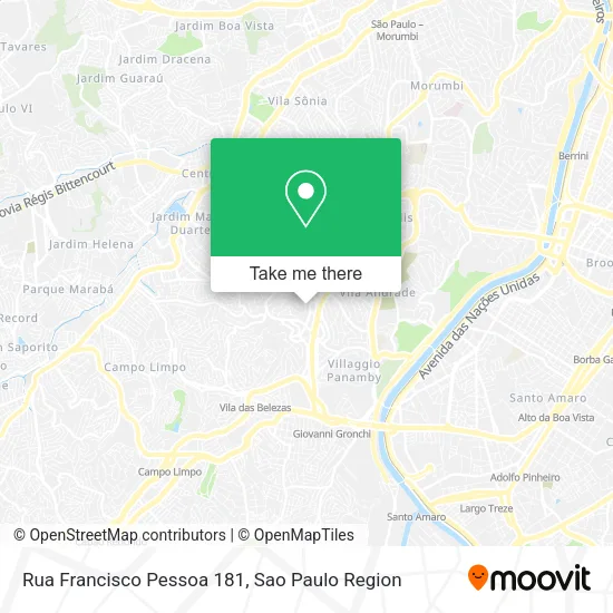 Rua Francisco Pessoa 181 map