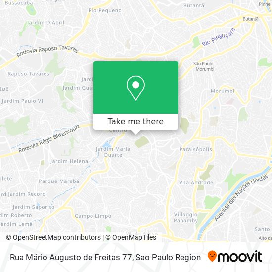 Rua Mário Augusto de Freitas 77 map