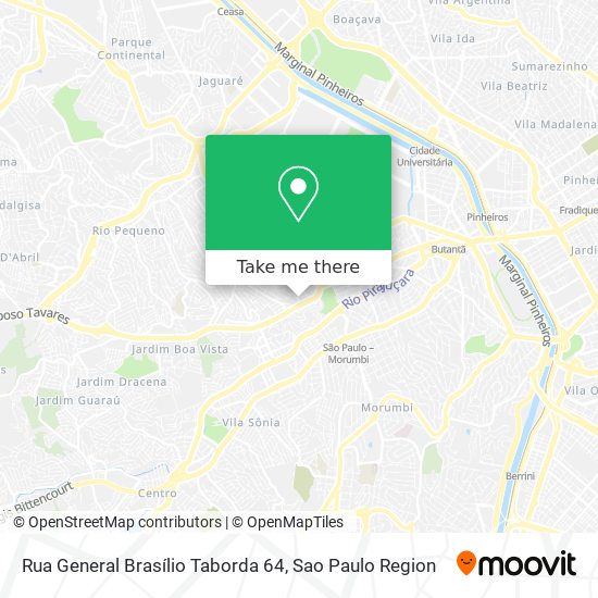 Mapa Rua General Brasílio Taborda 64