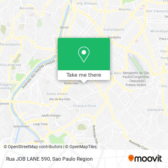 Mapa Rua JOB LANE 590