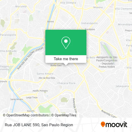 Rua JOB LANE 590 map