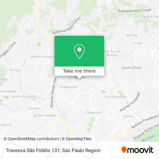 Travessa São Fidélis 131 map