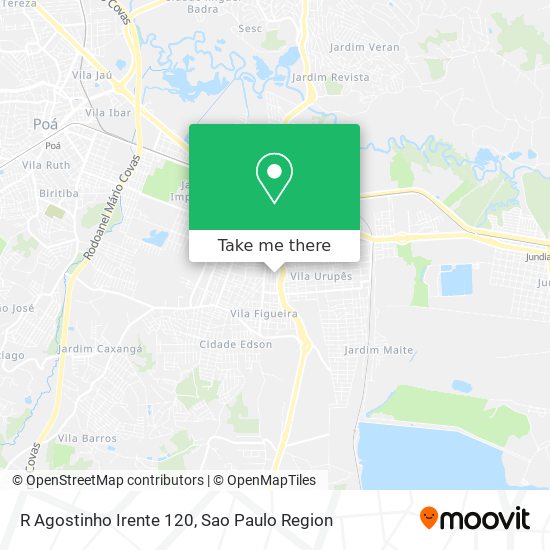 R  Agostinho Irente  120 map