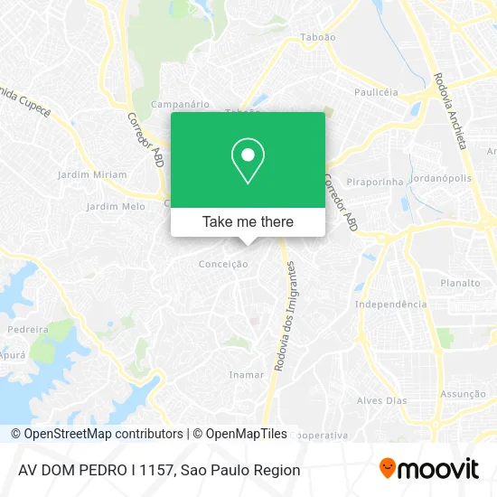 AV DOM PEDRO I 1157 map