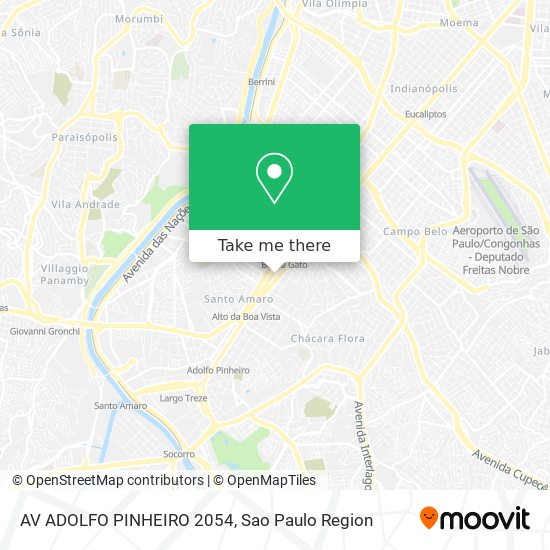 Mapa AV ADOLFO PINHEIRO 2054