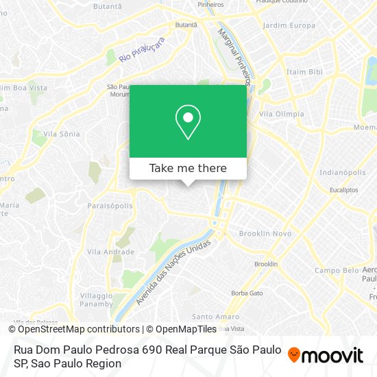 Rua Dom Paulo Pedrosa  690   Real Parque   São Paulo   SP map