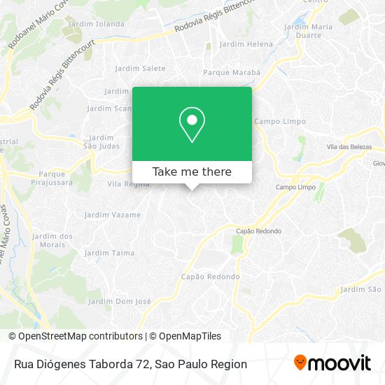 Rua Diógenes Taborda 72 map