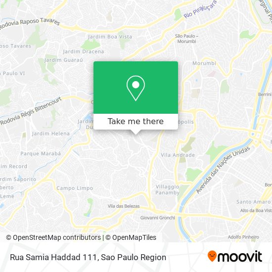 Rua Samia Haddad 111 map