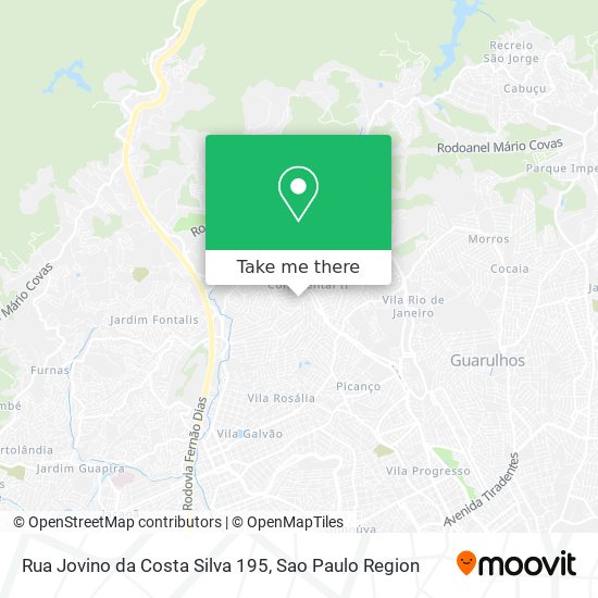 Mapa Rua Jovino da Costa Silva 195