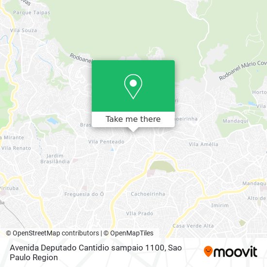 Avenida Deputado Cantidio sampaio  1100 map