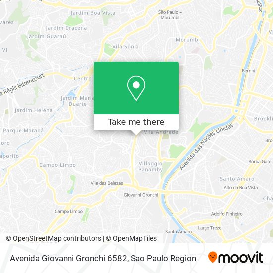 Avenida Giovanni Gronchi 6582 map