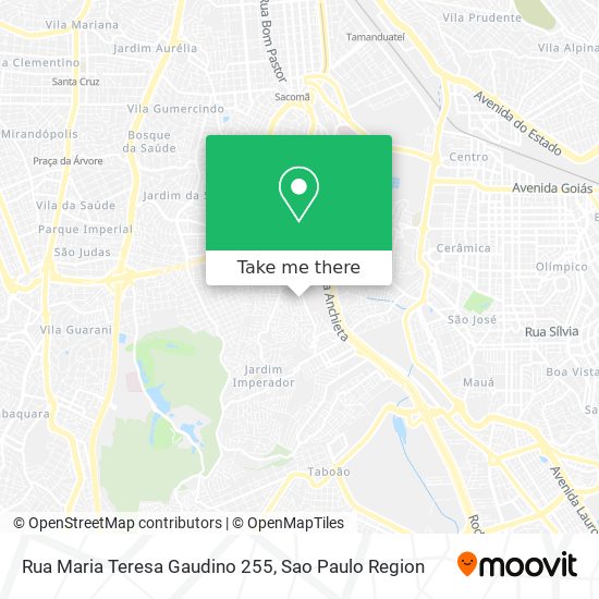 Rua Maria Teresa Gaudino 255 map