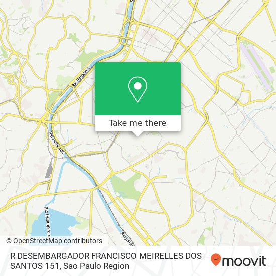 R DESEMBARGADOR FRANCISCO MEIRELLES DOS SANTOS 151 map