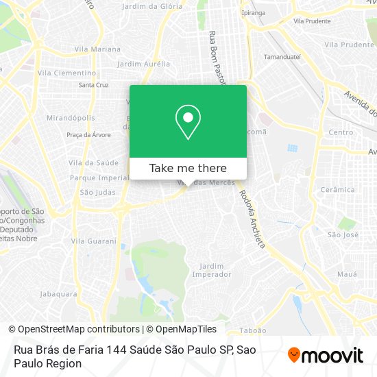 Rua Brás de Faria  144   Saúde   São Paulo   SP map