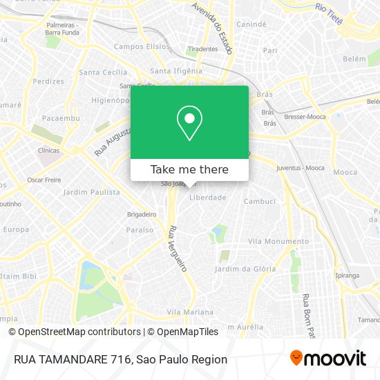 RUA TAMANDARE  716 map