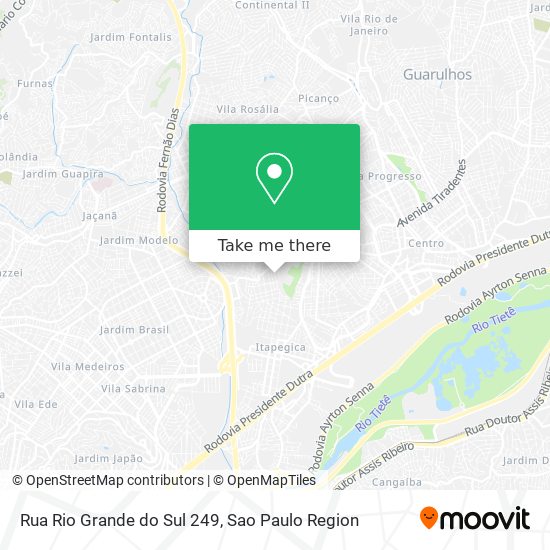 Mapa Rua Rio Grande do Sul 249