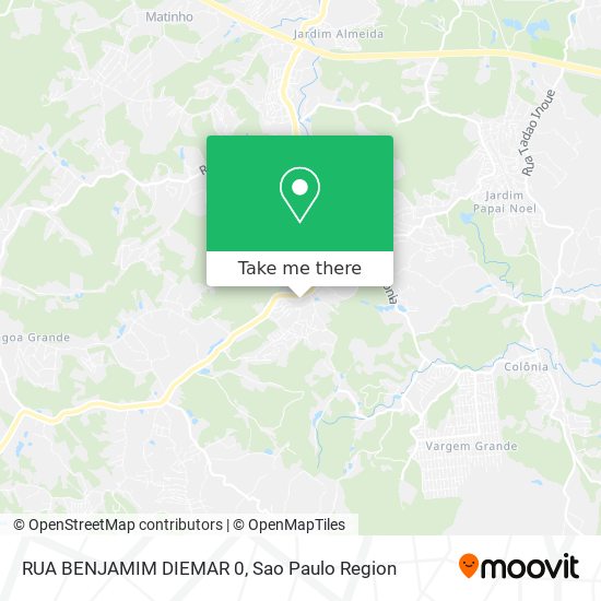 RUA BENJAMIM DIEMAR 0 map