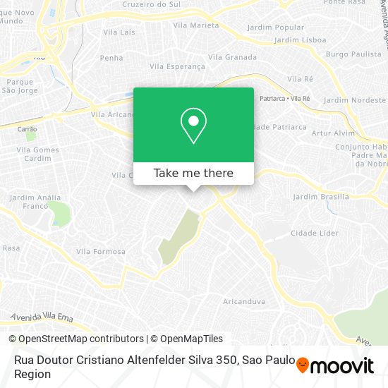 Rua Doutor Cristiano Altenfelder Silva 350 map