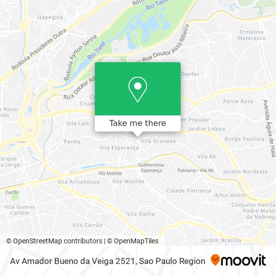 Mapa Av Amador Bueno da Veiga  2521