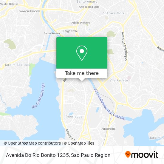 Mapa Avenida Do Rio Bonito 1235