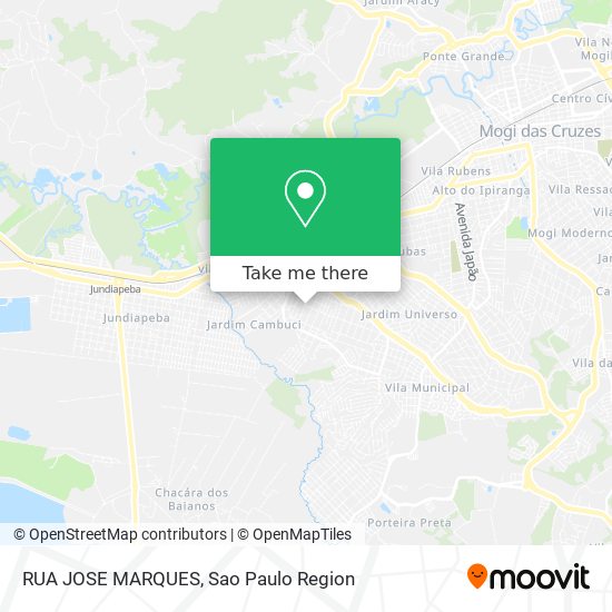 Mapa RUA JOSE MARQUES