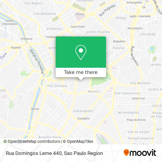 Rua Domingos Leme 440 map