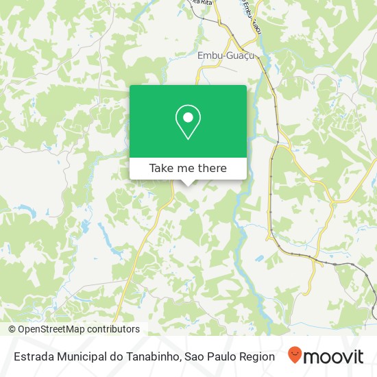 Estrada Municipal do Tanabinho map