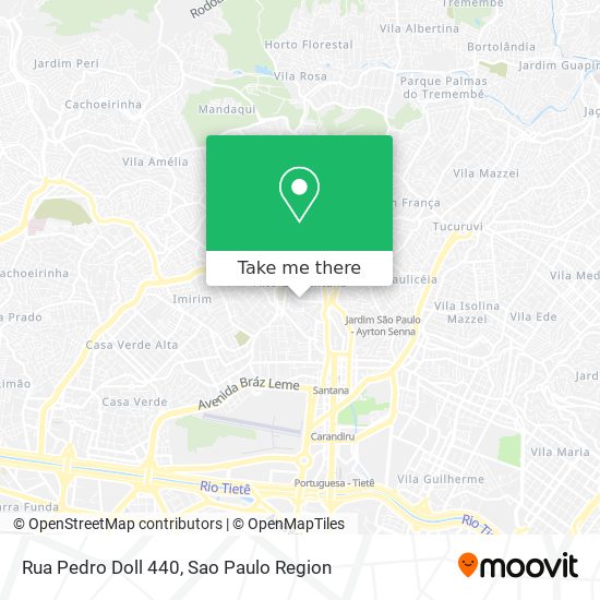 Mapa Rua Pedro Doll  440