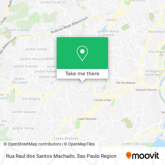 Rua Raul dos Santos Machado map