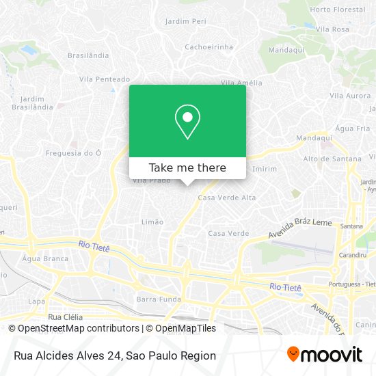 Mapa Rua Alcides Alves 24