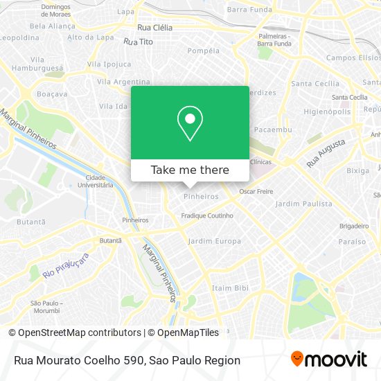 Rua Mourato Coelho 590 map