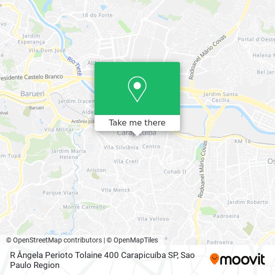 R  Ângela Perioto Tolaine  400   Carapicuíba   SP map