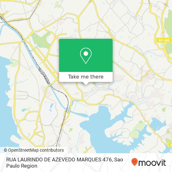 RUA LAURINDO DE AZEVEDO MARQUES  476 map