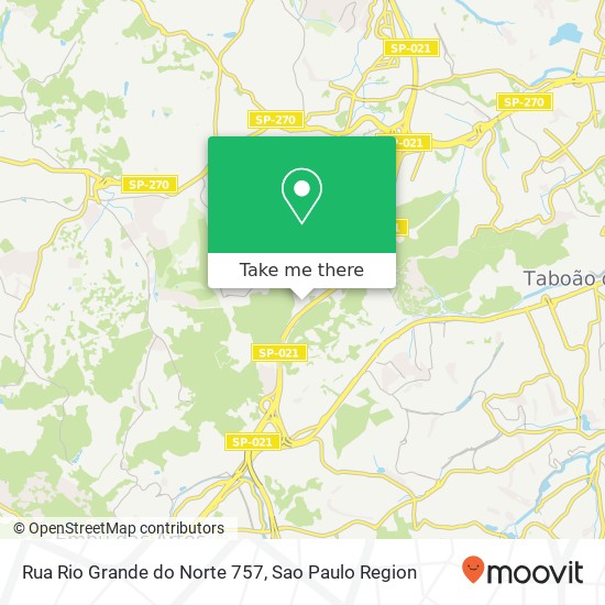 Mapa Rua Rio Grande do Norte 757