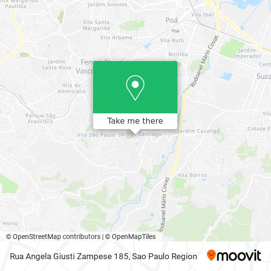 Rua Angela Giusti Zampese  185 map