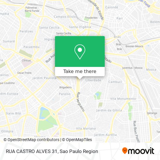 Mapa RUA CASTRO ALVES  31