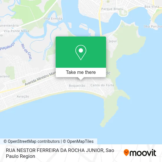 RUA NESTOR FERREIRA DA ROCHA JUNIOR map
