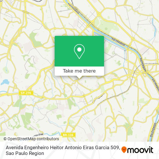 Mapa Avenida Engenheiro Heitor Antonio Eiras Garcia  509