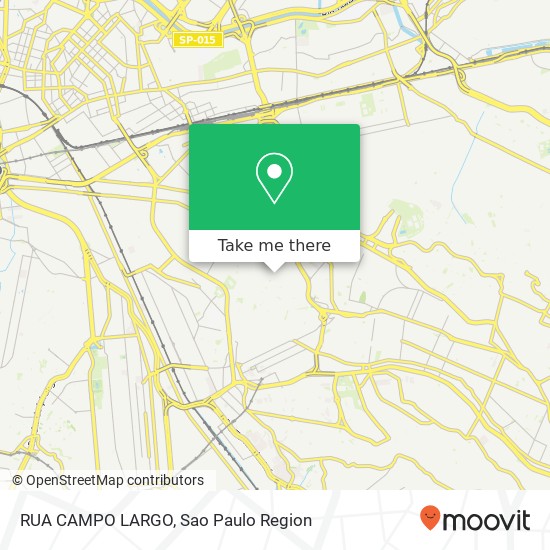 RUA CAMPO LARGO map