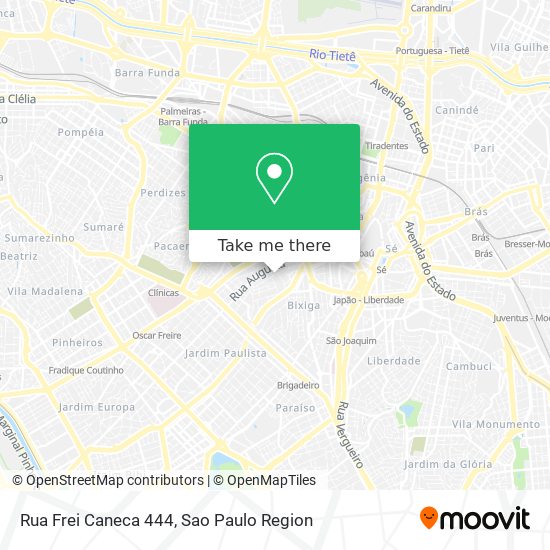 Rua Frei Caneca 444 map