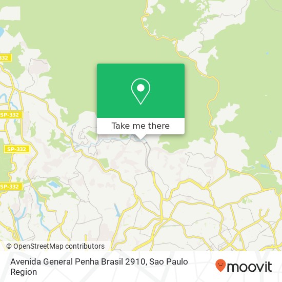 Mapa Avenida General Penha Brasil 2910
