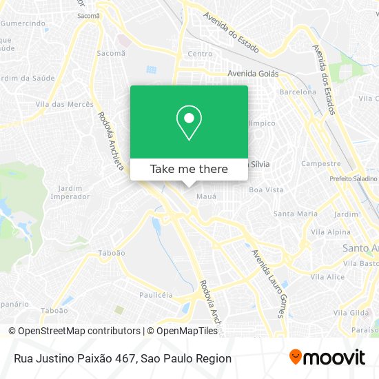 Mapa Rua Justino Paixão 467