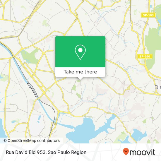 Mapa Rua David Eid 953