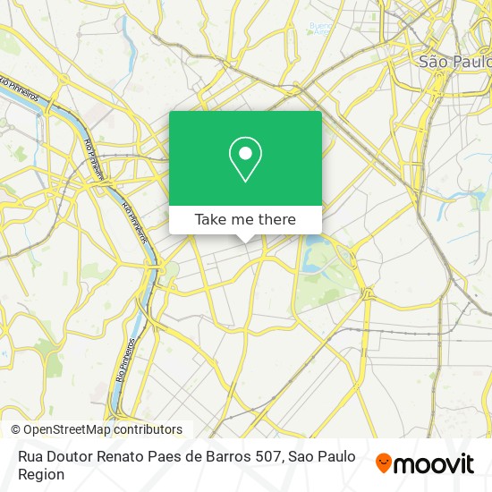 Rua Doutor Renato Paes de Barros 507 map