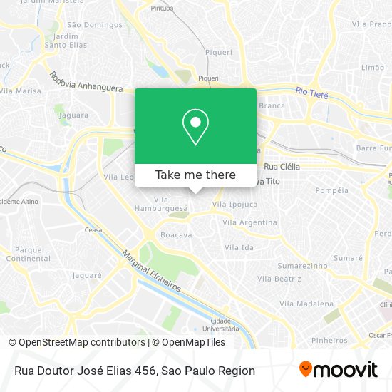Rua Doutor José Elias 456 map