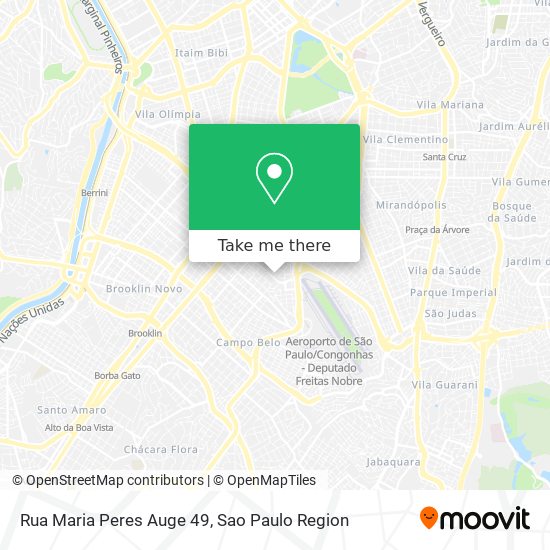 Mapa Rua Maria Peres Auge 49